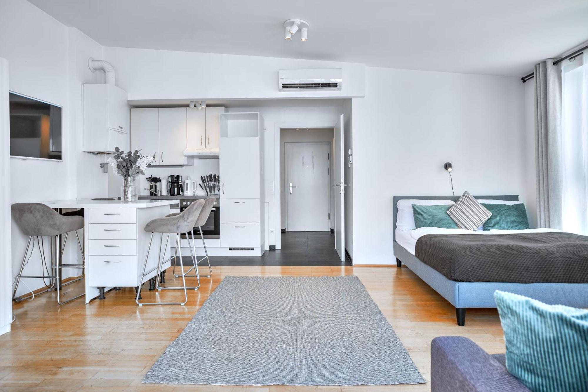 Apartament Panorama Rooftop Terrace I 3 Min To Mariahilferstrasse Wiedeń