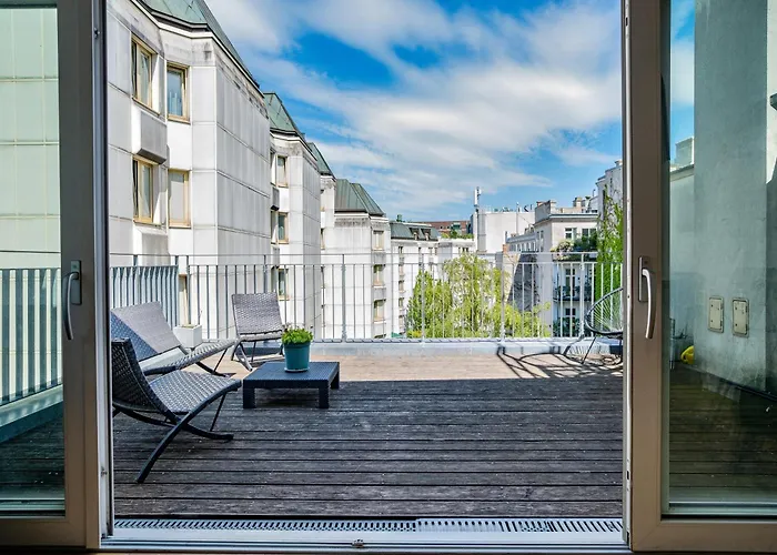 Panorama Rooftop Terrace I 3 Min To Mariahilferstrasse